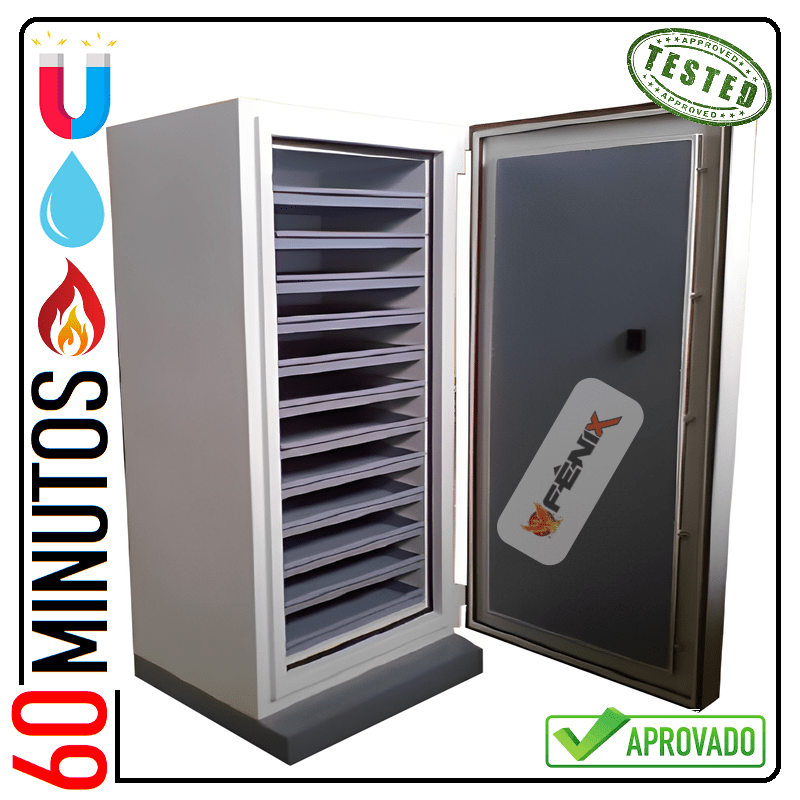 Cofre para proteção de fitas magnéticas de backups LTO e DLT Apolo 571 - Imagem 2